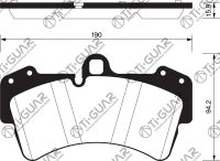 Тормозные колодки TG-0346/PN0346* Ti·GUAR